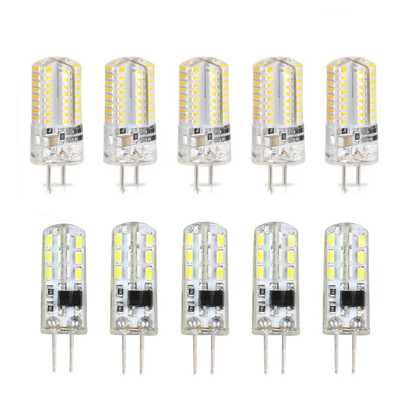 6X 10X 20X Bóng Đèn LED 3W 5W G4 G9 Bóng AC 220V DC 12V LED đèn SMD2835 Đèn Đèn Chùm Ánh Sáng Thay Thế Đèn Halogen