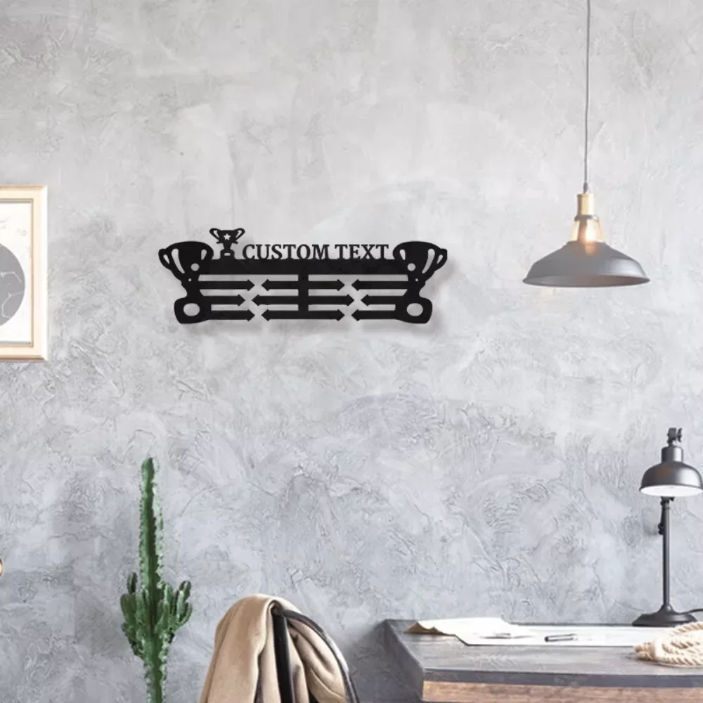 

Custom Iron Wall Decor Elegant Wall - Mounted Metal Trophy Stand. Interior Accent. Ideal for Valentine's, New Year, Easter. Stun