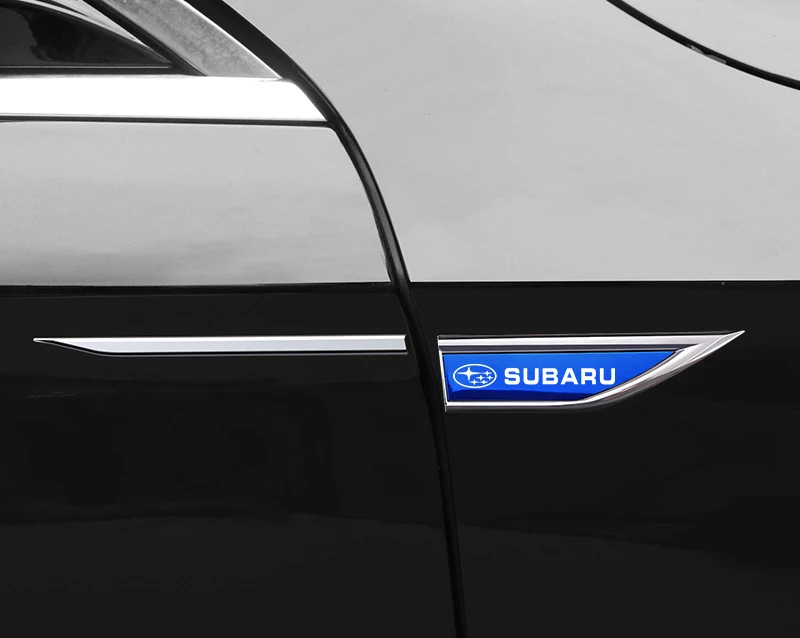

Subaru Forester, Outback, Impreza WRX, Legacy, BRZ Fender Side Decals & Body Metal Stickers