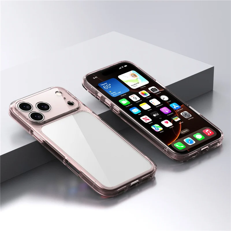 Luxe Transparante Stootvaste Case voor iPhone 17Air 17 17Pro 17Pro Max Transparante Hybride TPU+PC Beschermende Harde Achterkant Cover