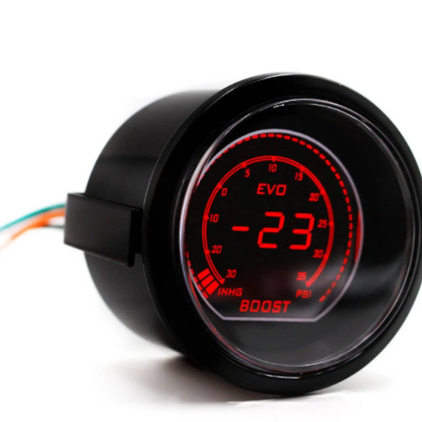 

52 Mm Digital Turbo Pressure Gauge Red Blue Backlight Digital Turbo Pressure Gauge Car Part Universal Compatibility Automotive