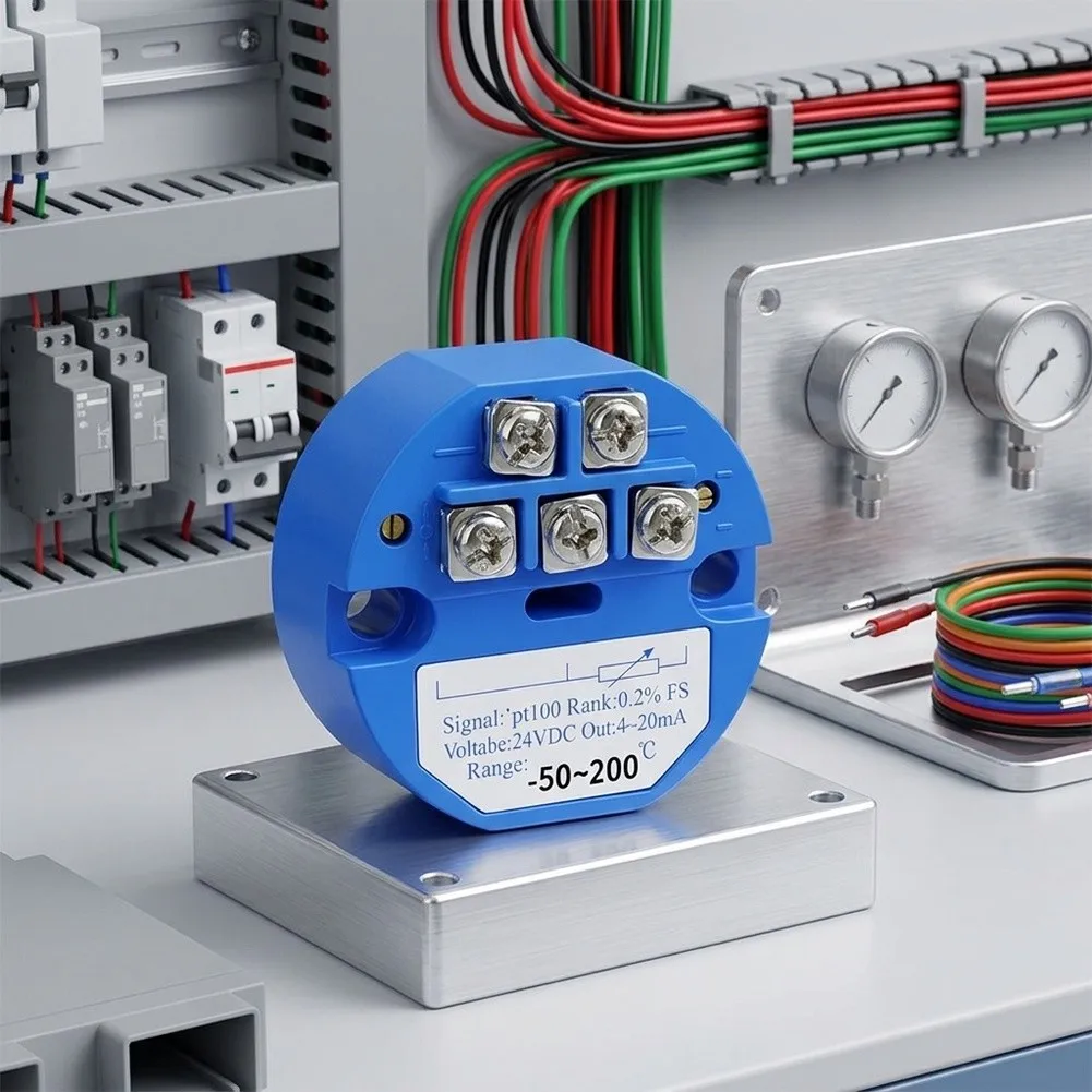 Industrial Temp Monitor PT100 Temperature Transmitter For Precise Temperature Monitoring Precise Temperature Measurement
