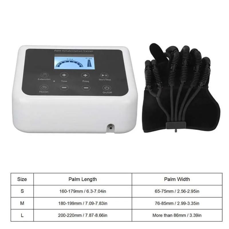Hand Wrist Rehabilitation Robot Stretch Joints Finger Training Orthotics Machine for Hands Training US plug 110‑240V