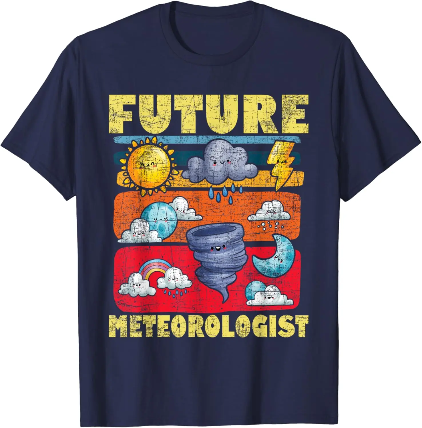 Future Meteorologist Meteorology Forecasting Weather T-Shirt Funny Shirt Graphic T Shirts Cotton Retro Street Fashion Men's Tops