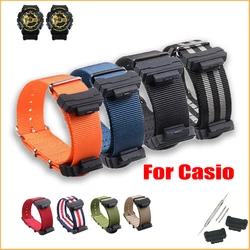 16mm Nylon Watch Straps for Casio GA100 GA200 GLX5600 G5600e DW5600/5610 DW6900 G8900 GLS100 Resin Adapter Watch Band