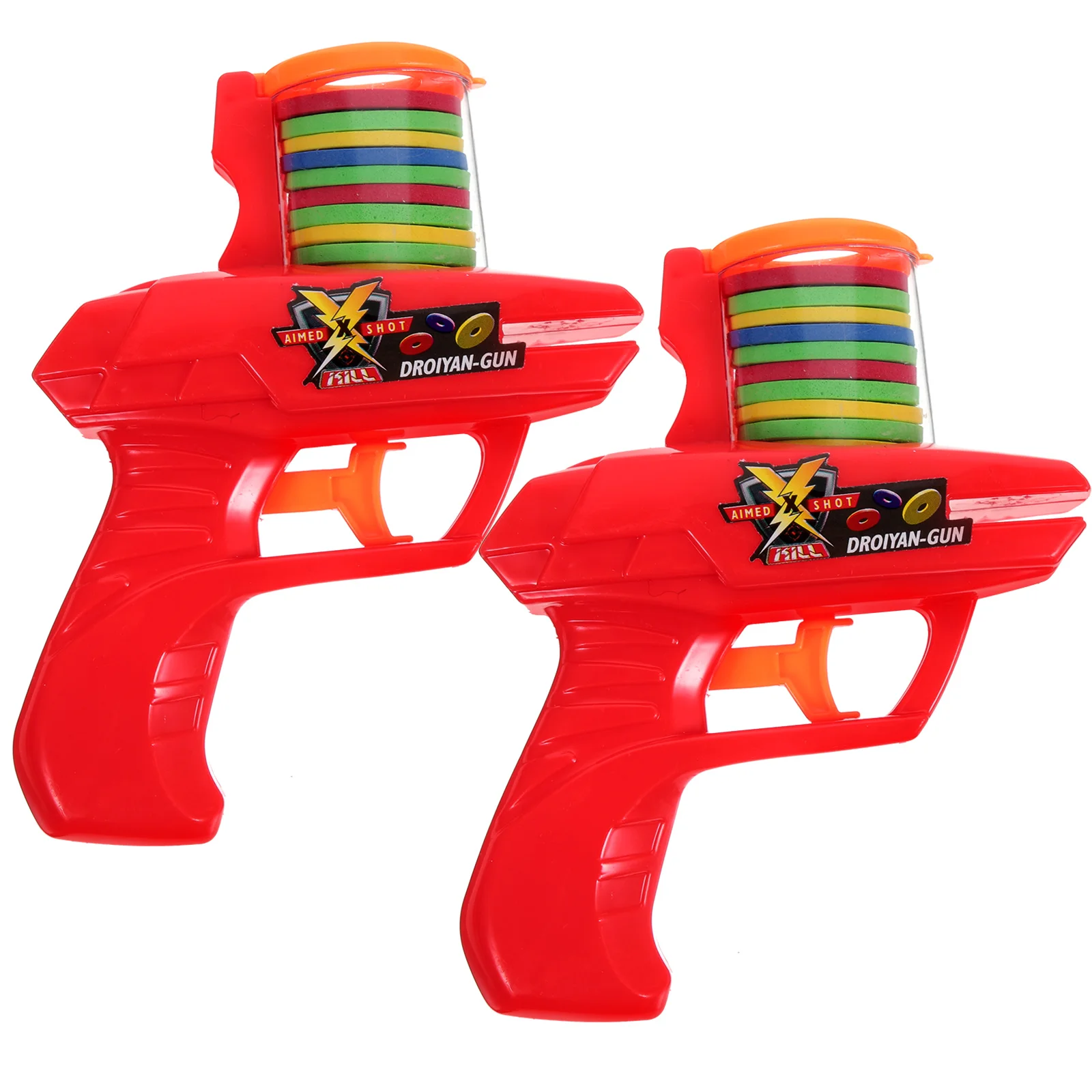 Auto Disc Shooter Launcher Interactive Training Toy Child Flying Saucer