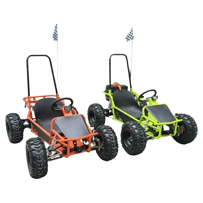 

Four-wheel electric off-road kart, shaft drive differential motor, four-bar rear axle