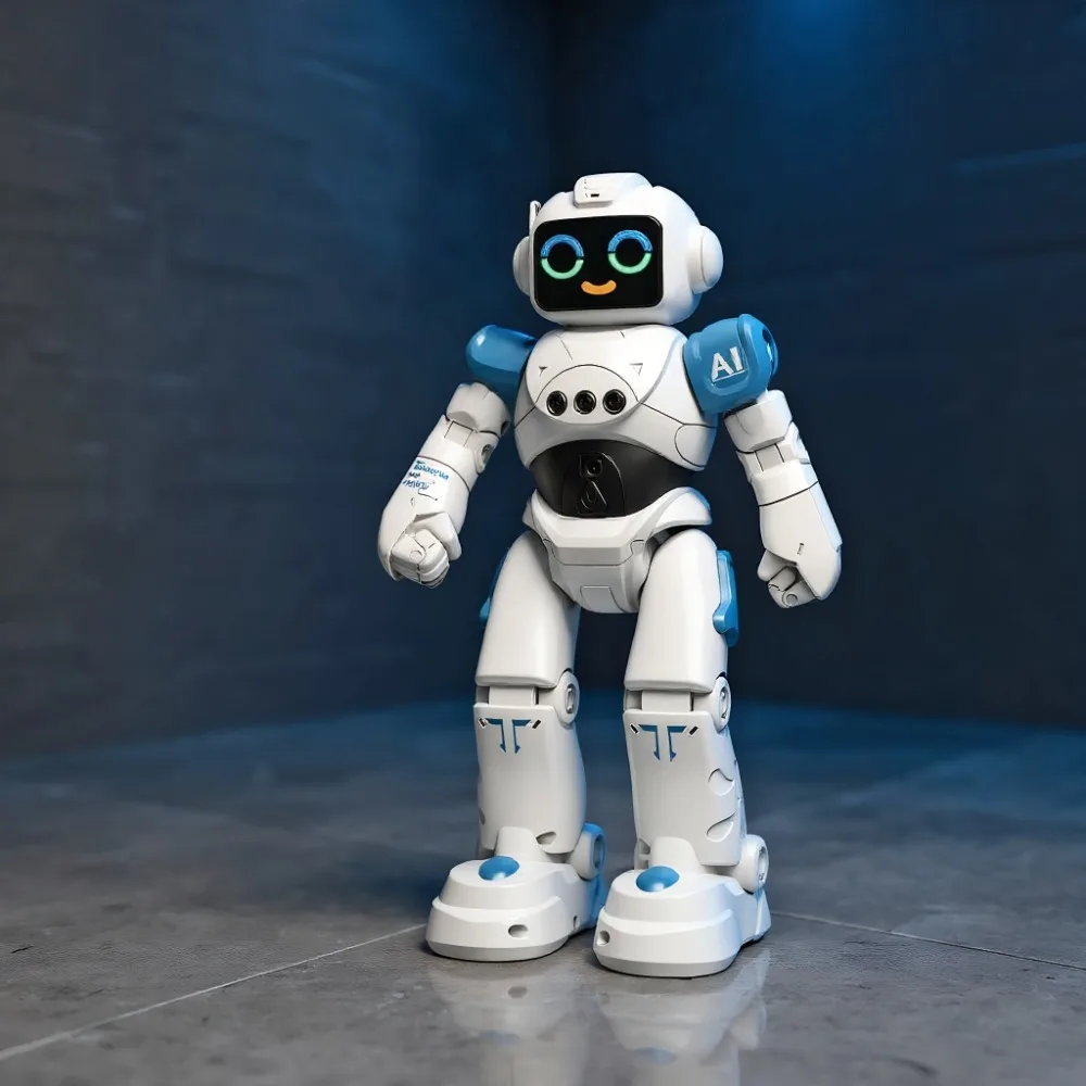 

Smart RC Robot Toy for Kids - Voice & Gesture Control Robot with Talking & Emotional Functions