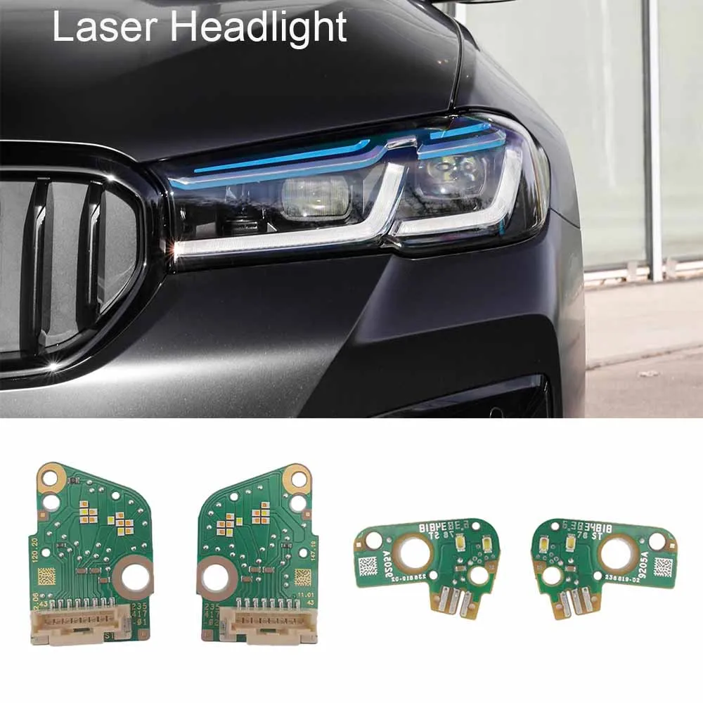 Daytime Running Light Turn Signal LED Chips 23508301 23508302 For BMW G30 G38 LCI 2020 2021 LED Laser Headlight Angel Eyes DRL