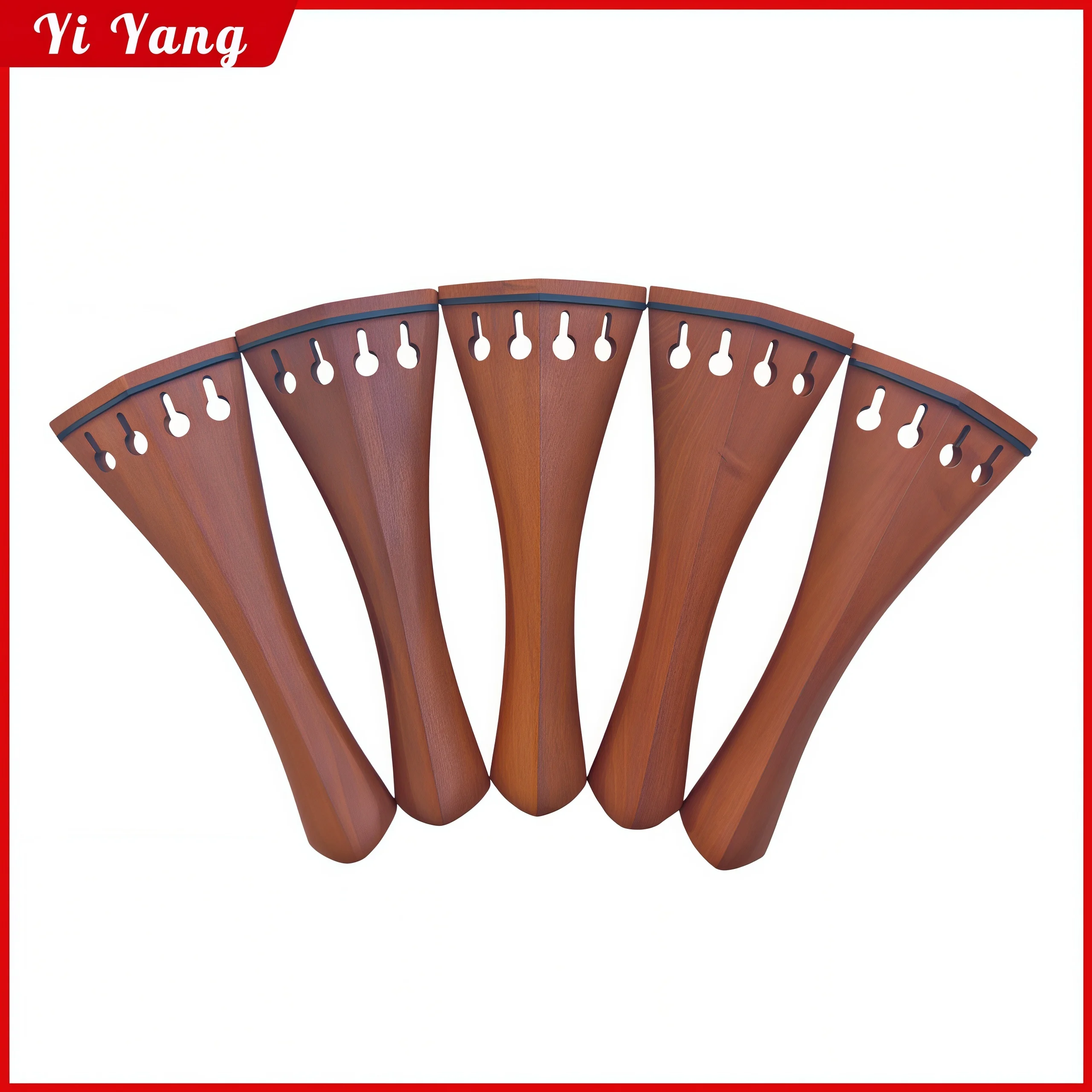 5pcs New jujube wood violin tailpieces 4/4 size Violin parts