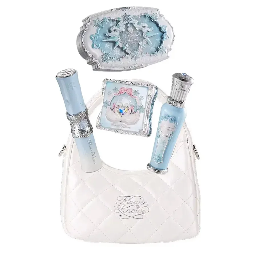 flower-knows-snow-ballet-makeup-christmas-gift-set-eyeshadowblushlip-glaze-setting-powder-with-cosmetic-bag-beauty-kit