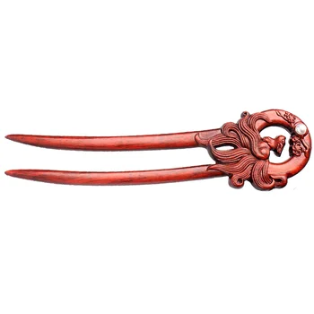 Chińskie pałeczki do włosów w stylu Retro proste widelce do włosów w kształcie litery U spinka do koka dla dziewcząt i salonu fryzjerskiego