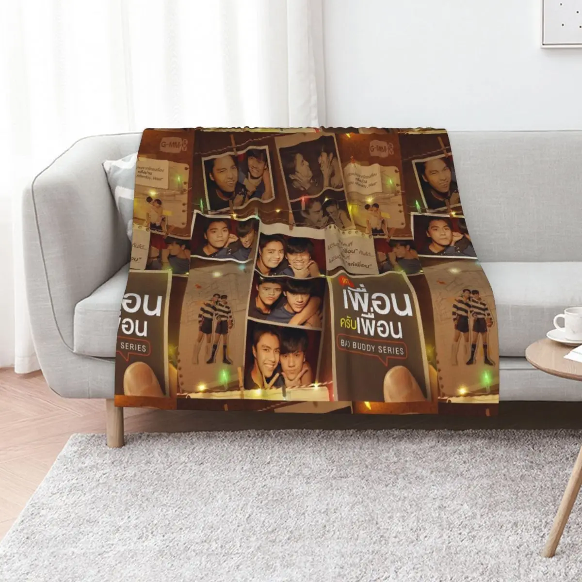 Bad Buddy series Throw Blanket Decorative Sofas Hair Plush bed plaid christmas gifts Blankets For Baby Blankets