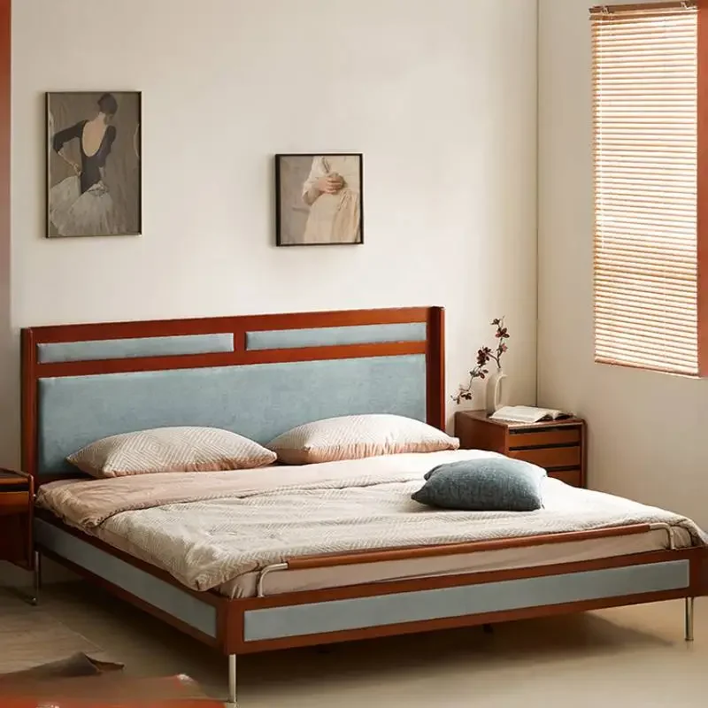 Comforter Adult Bed Frames Waterproof Luxury Bedframe Bedroom Double Bed Frames Living Room Lit 2 Personnes Furniture Home