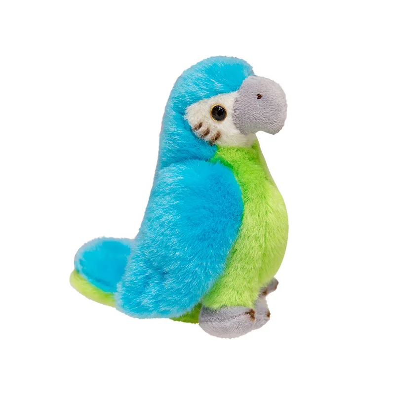 12CM simulazione magnetica pappagallo peluche farcito morbido cuscino animale giocattoli divertenti casa Decro ragazze compleanno regali di natale