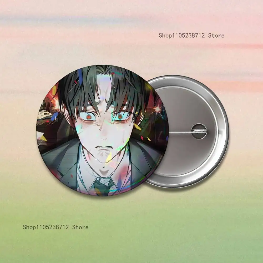 K-Kim Soleum Ghost Story Button Lapel Anime Pin Badges Brooch Jewelry Decoration Gift 25mm 32mm 44mm 58mm 75mm