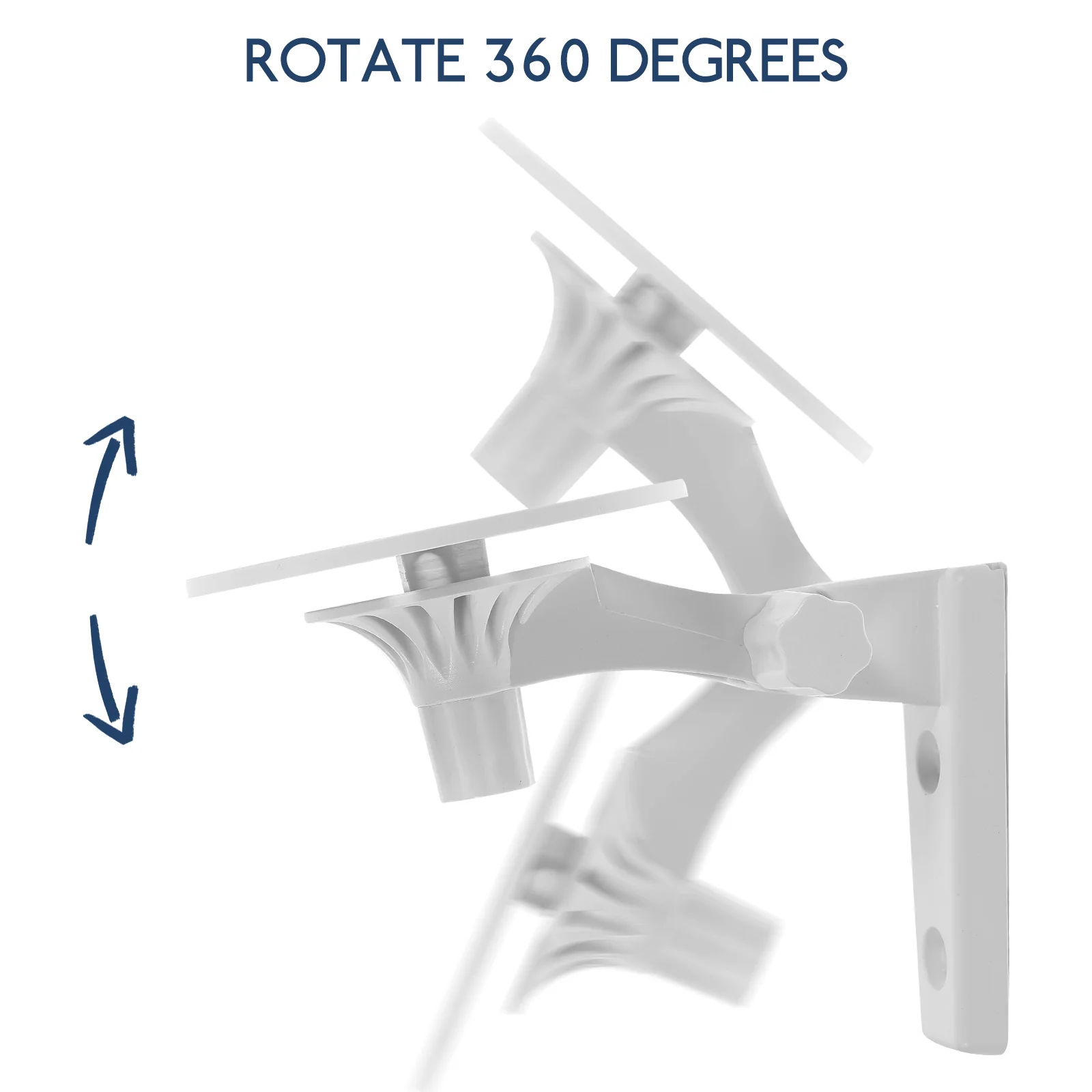 

Bracket Security Wall Mount St ABS Plastic Holder Non Drilling 360 Degrees Rotation Easy Installation