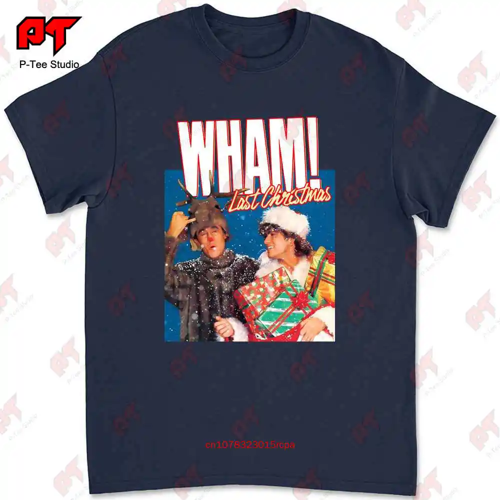 George Michael Last Christmas Wham T Shirt BOOH