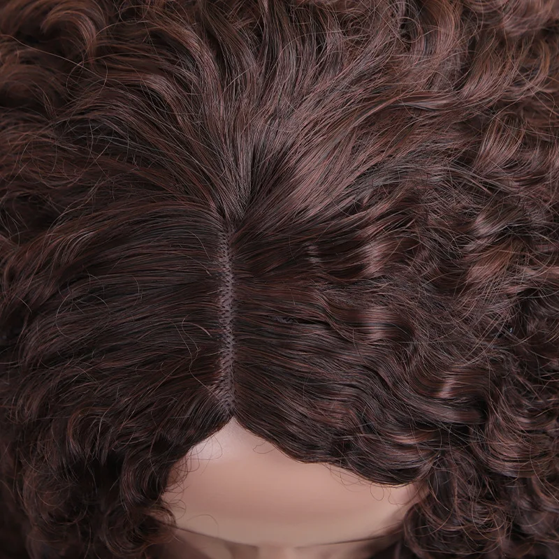 

Supply Wholesale African Wigs Side Part Wigs for Women Short Curly Hair African Small Curls Afro Synthetic Hairpieces