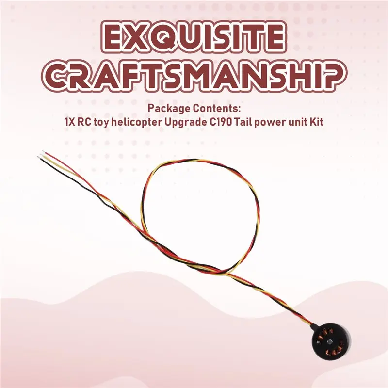 Voor RC C190 Voor RC Helicopter Vervangende Onderdelen - Staart Power Unit Kit C190 Upgrade