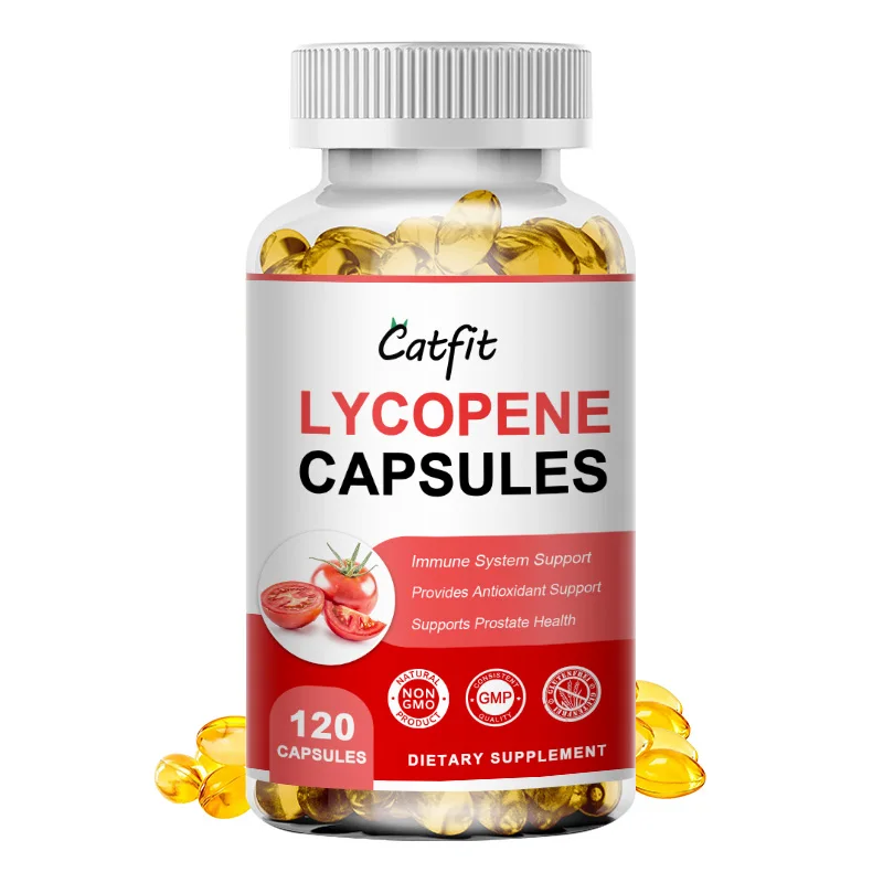 Natural lycopene Capsule，Antioxidant Reduce Cholesterol Heart &Andcardiovascular Care Male Prostate Supplement Non-GMO