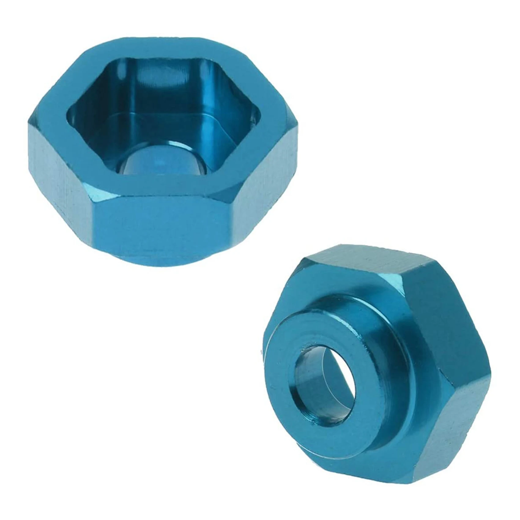 4 pezzi per HSP da 1:10 a 1:8 piatto da corsa/paese/camion pneumatici da 12 mm a 17 mm accoppiatore di conversione esagonale in metallo