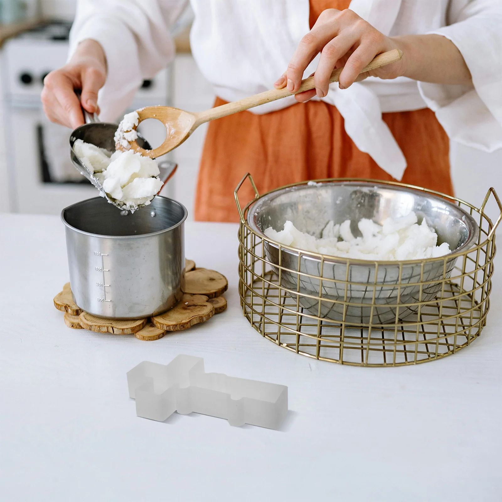 قالب متقاطع من السيليكون المرن، لوازم سهلة التشكيل ومقاومة للتمزق وقابلة للغسل وتدوم طويلاً، لوازم DIY