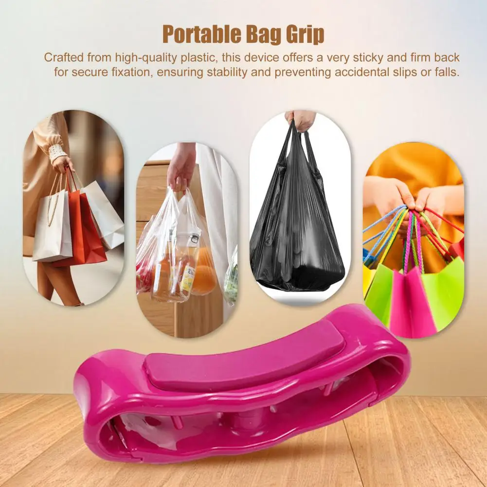 

Stylish Party Accessory Compact Grocery Bag Holder Clip for Labor-saving Transport Portable Bag Grip for Easy for Effortless