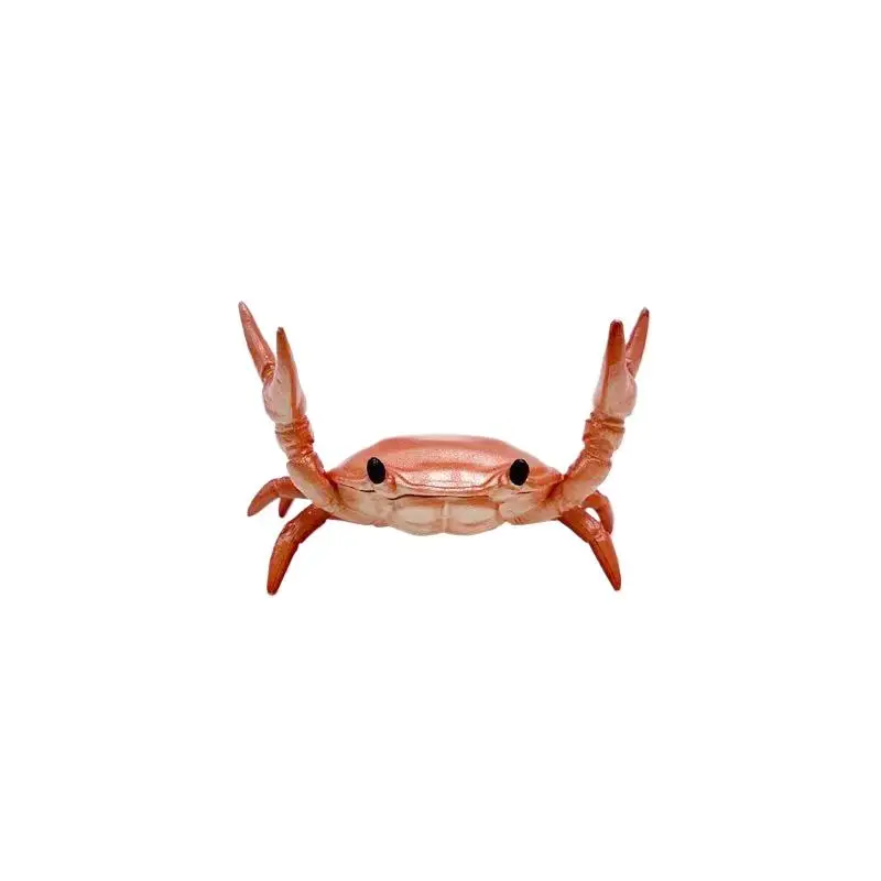 Funny Crab Desktop Pen Holder Creative Cute Crab Pen Holder Weightlifting Crabs Penholder Bracket Storage Rack Stationery