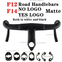 Carbon Fiber Road Handlebars For F-12 Ultra 1k Aero Road Bike Integrated Handlebar 380/400/420/440mm Bicycle Accessories