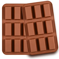 1 Pcs Bite Size Chocolate Molds Silicone Candy Molds Chocolate Truffles Mold Caramel Molds Deep Silicone Molds for Candy Bars