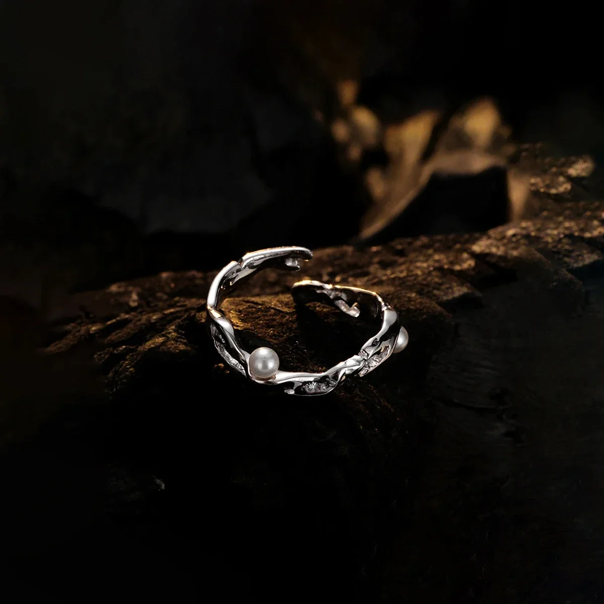 

Fashionable Beizhu S925 sterling silver ring as an elegant and simple gift for girlfriend