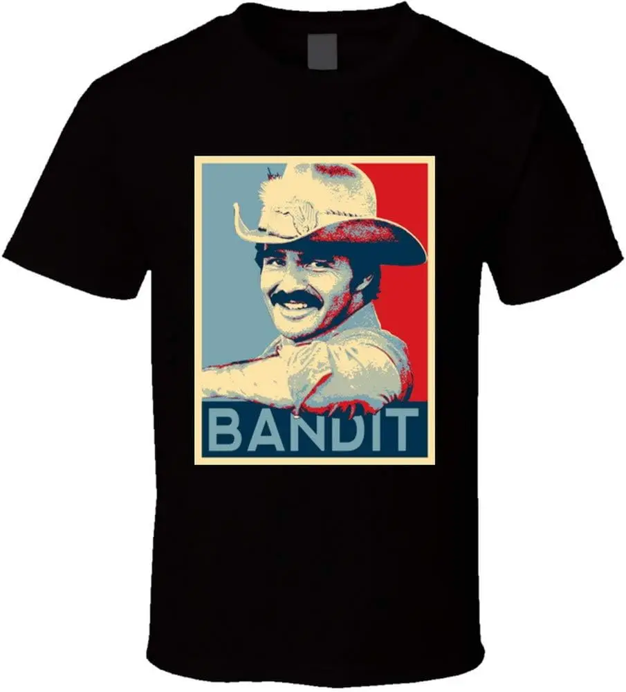 

Smokey & The Bandit Hope Style Burt Reynolds car Chase Classic Movie t-Shirt Black Motorcycle