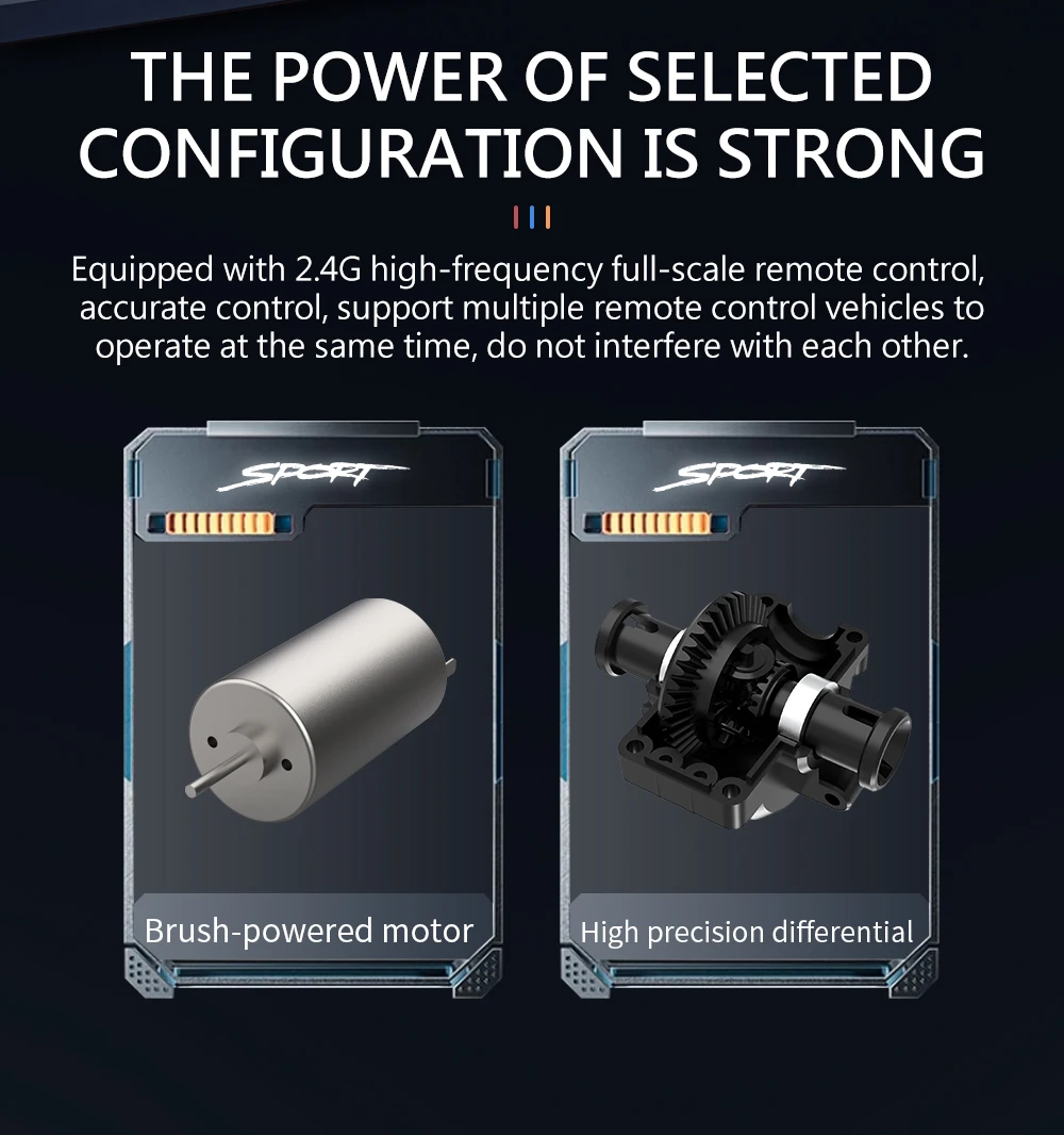 40KM/H عالية السرعة KF15 1:16 RC سيارة 2.4G شاحنة تعمل بجهاز التحكم عن بعد الكهربائية على الطرق الوعرة الانجراف سباق السيارات اللعب