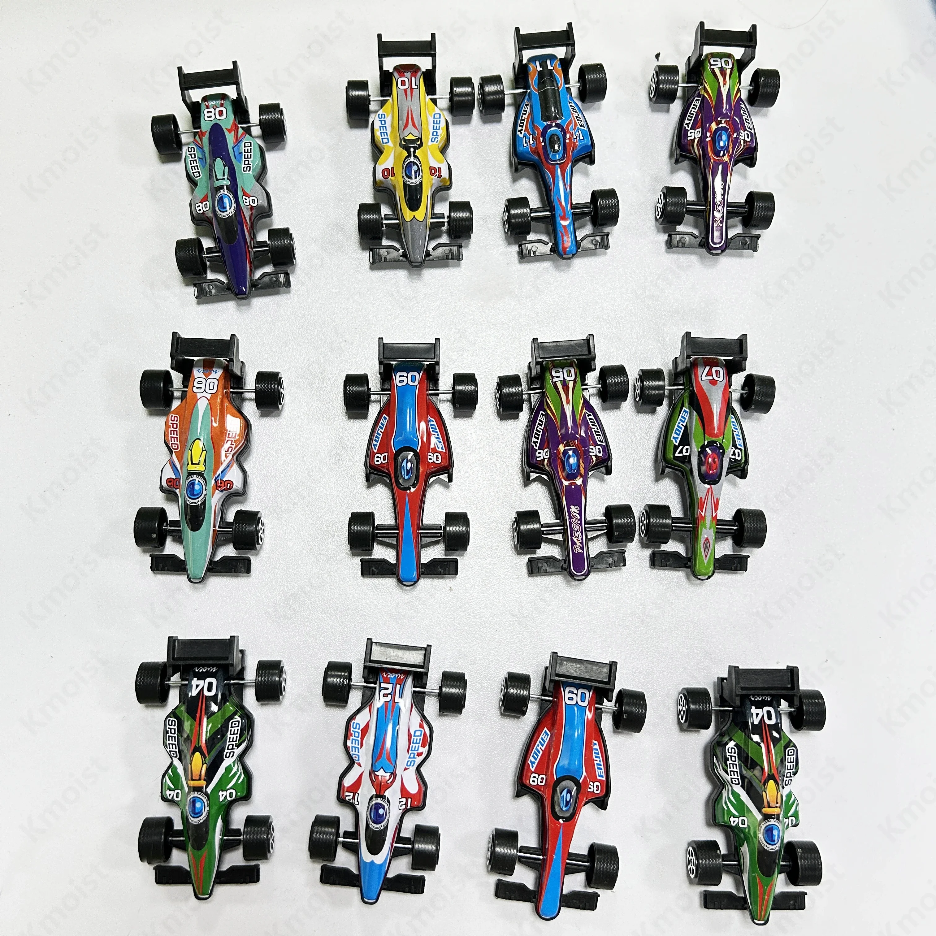 Racing Car Model Set with Storage Box Pull Back Plane Toys for Boys Sliding Inertia Vehicle Children Toy Kit Kids Birthday Gifts