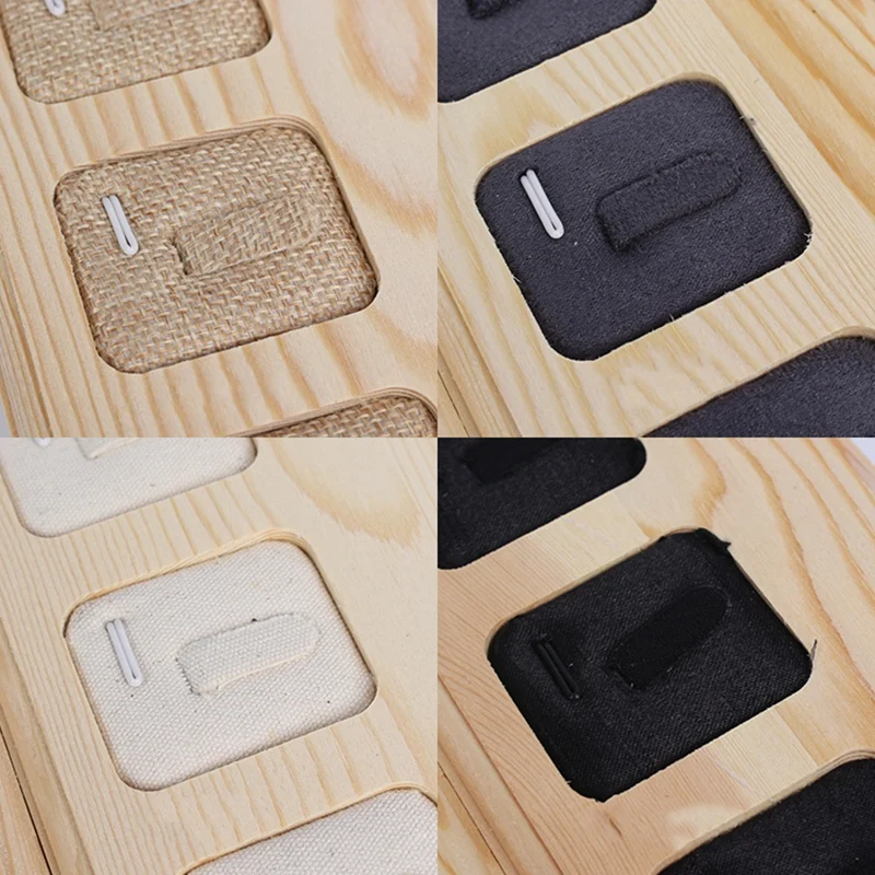 Wood Metal Jewelry Holder Display Stand Dangle Earrings Hanging Storage Holders Racks