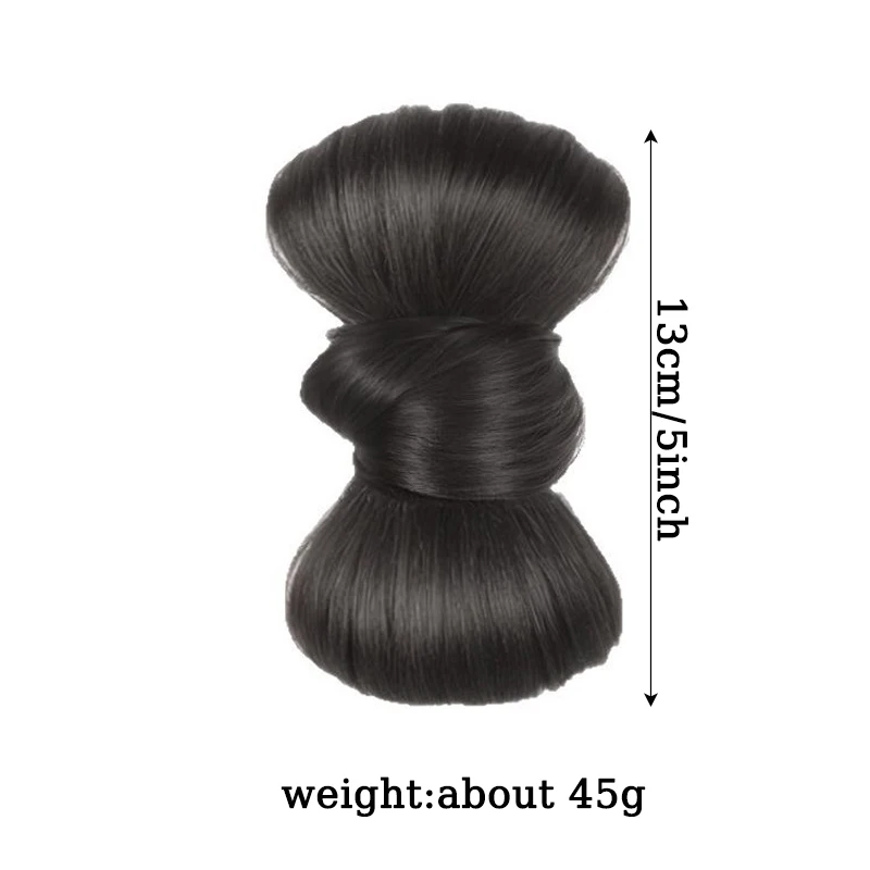 LUPU ヘアボウ ヘアバン ヘアクリップ 合成繊維アップヘア ブラック ブラウン ヘアアクセサリー 女性用ヘアピース デイリーパーティーウェア用