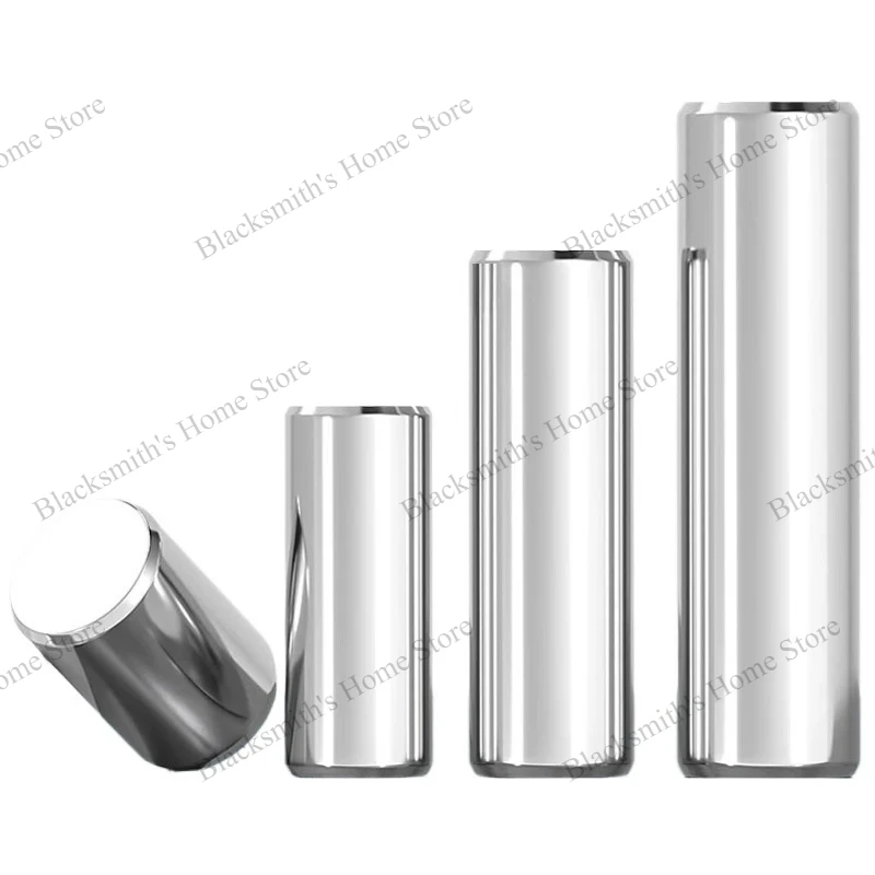 High-precision 304 Stainless Steel Cylindrical Dowel Pins, Solid Mechanical Fastening Shaft Pins 1M M1.5 2M M2.5 3M M3.5