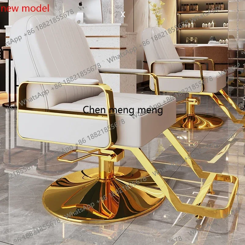 Sillón de Barbería Moderno, Ergonómico y Sencillo, Equipo Cómodo para Salón de Belleza, Sillón de Barbero, Muebles de Salón