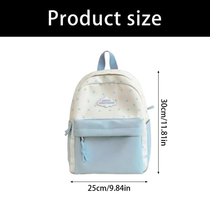 Trendy Star Designs Unisex Daypack Lightweight Practical Backpacks Spacious Organization Pockets Perfect for Women Girls