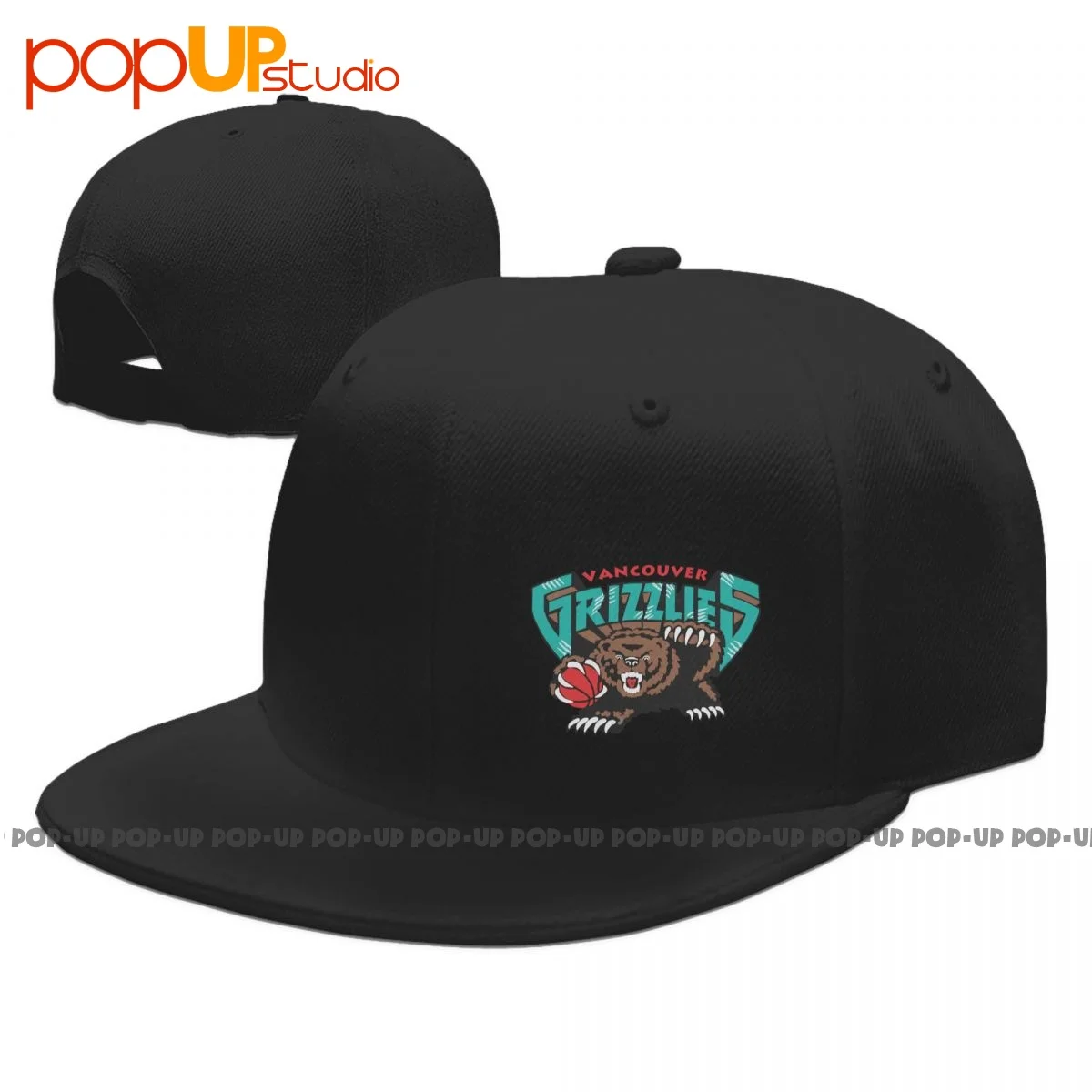 Casual Vancouver Grizzlies Bear Snapback Cap Classic High Quality Baseball Caps