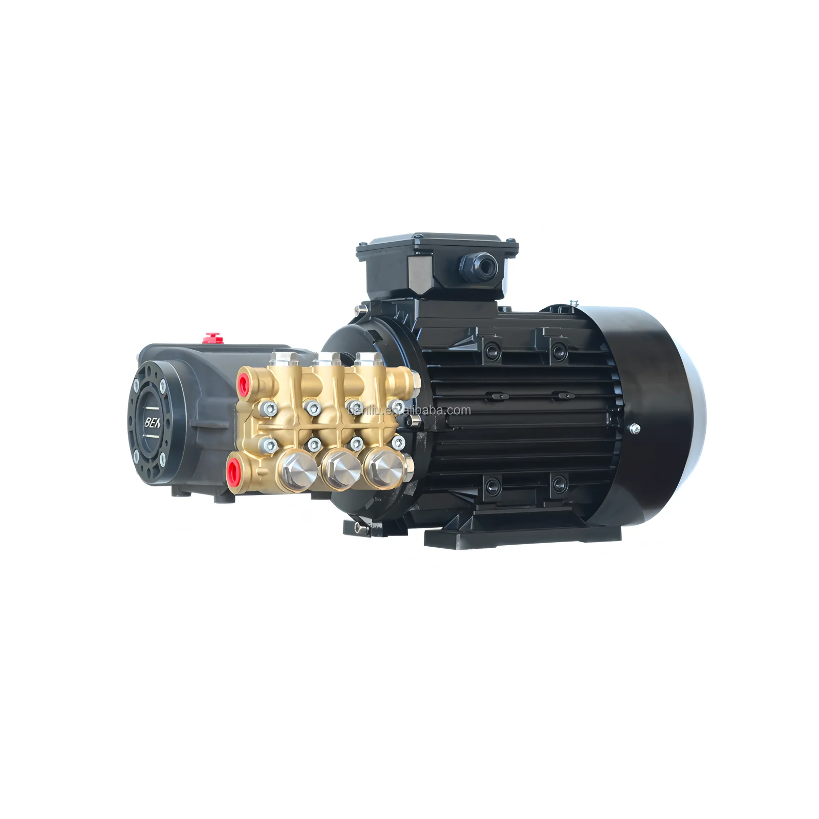 

5.5KW 15L/200bar/2900psi 380V 3PH Electric High Pressure Car Washer Wash Equipment Water Jet Pump Brass Low Noise Power Washing