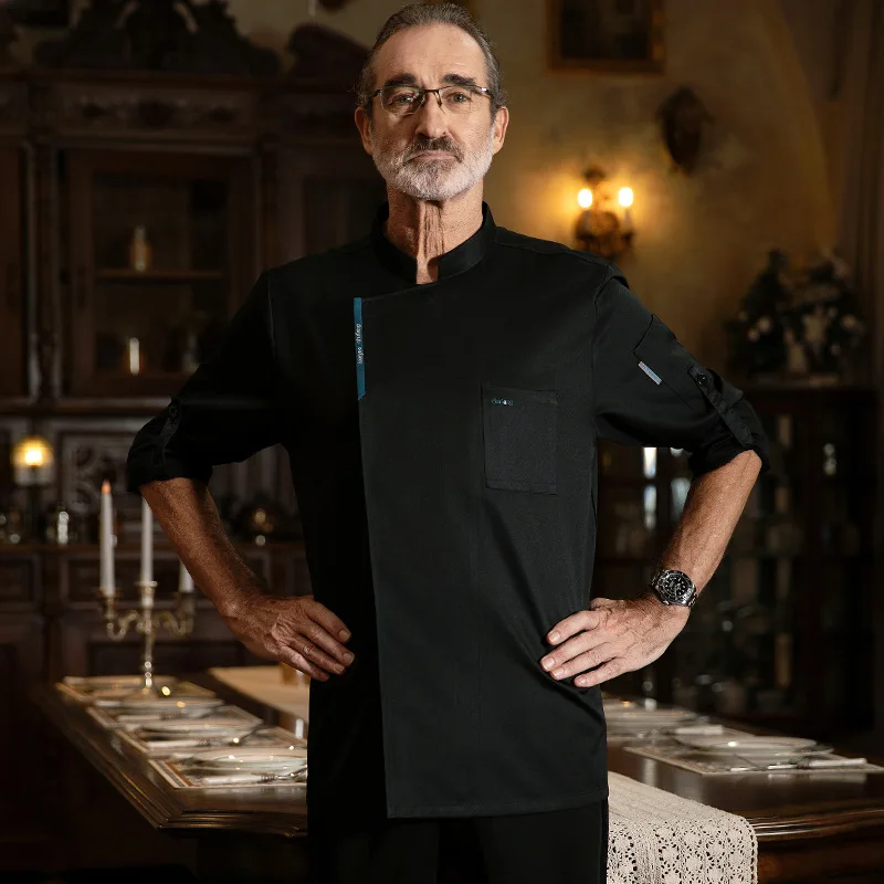 シェフ作業服長袖秋冬レストランキッチン洋食キッチンケータリング食堂ベーキングケーキパン Clothi