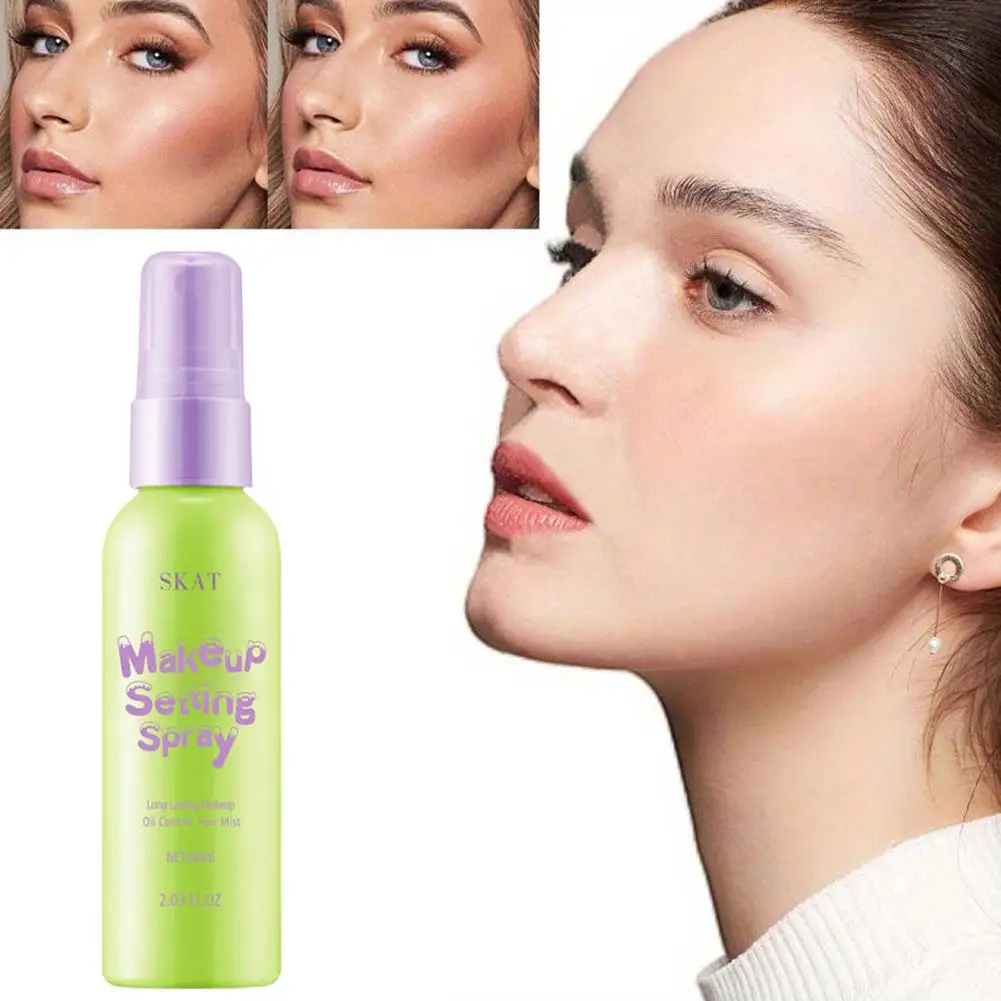 

Makeup Spray Face Primer Foundation Base Fixer Fix Lasting Waterproof Foundation Long Lasting Make Up Hydrate 60ml Spray