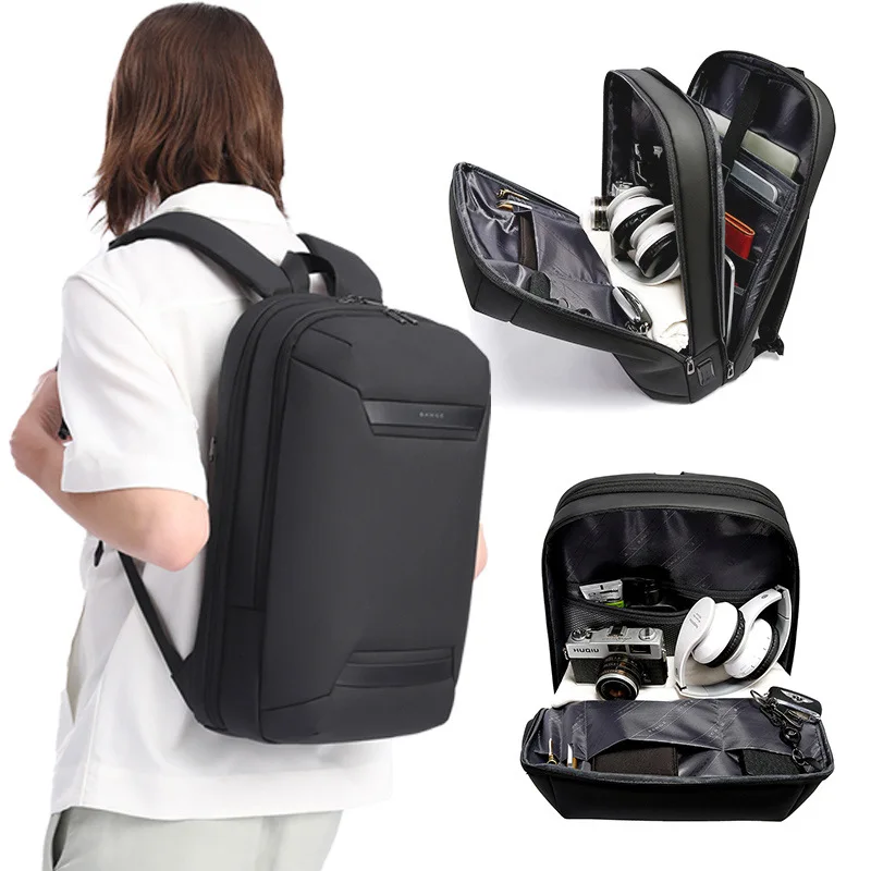 

New backpack men's usb fast charging business commuting fashion laptop bag