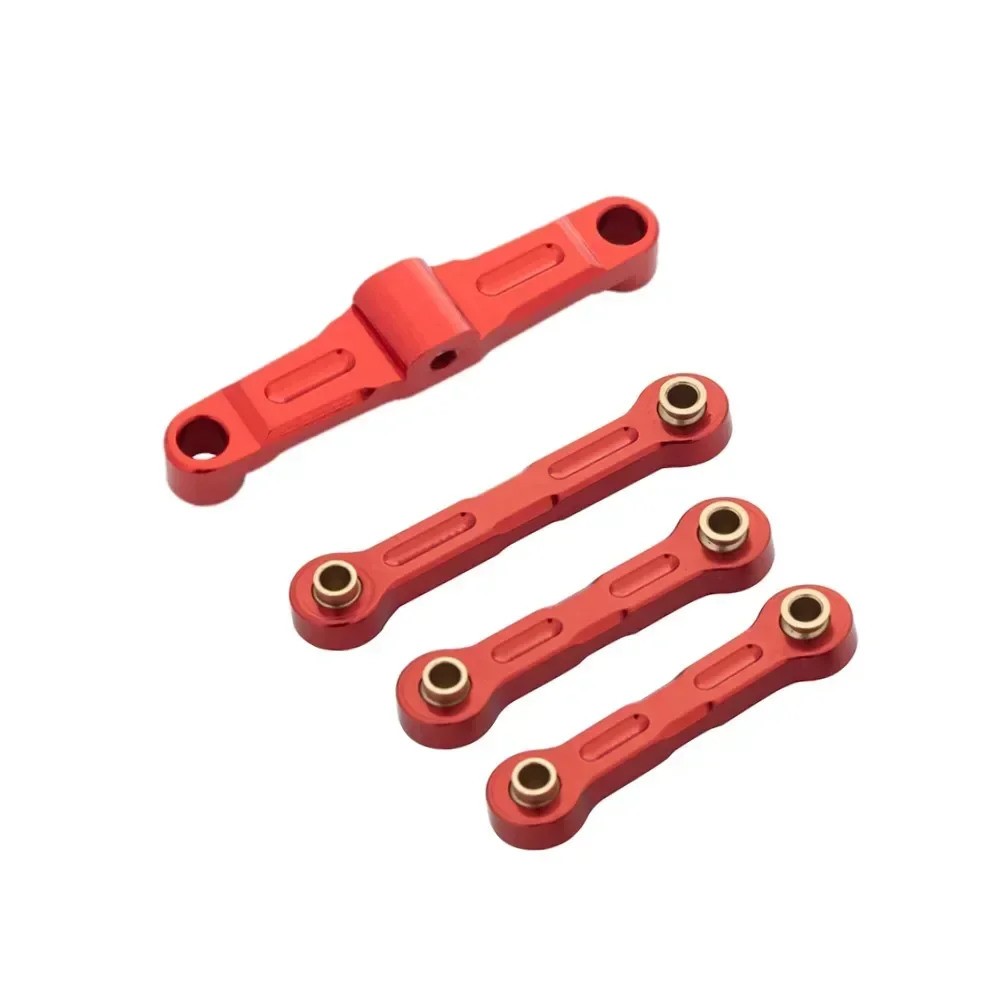 Aluminium Kogellager Crank Steering Assembly Link Set voor Tamiya TT02 TT-02 TT-02D 1/10 RC Drift Auto Onderdelen