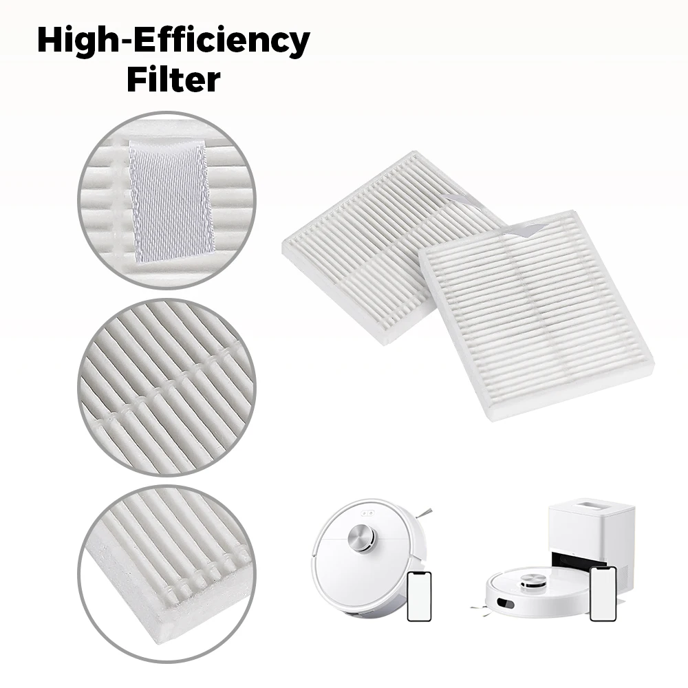 HEPA Filter Replacement For Roborock Q7 M5+ Q7 M5 Q7 TF Q7 TF+ Q7 L5 Q7 L5+ Q7T+ Q7B Robot Vacuum Cleaner Accessories Spare Part image 5