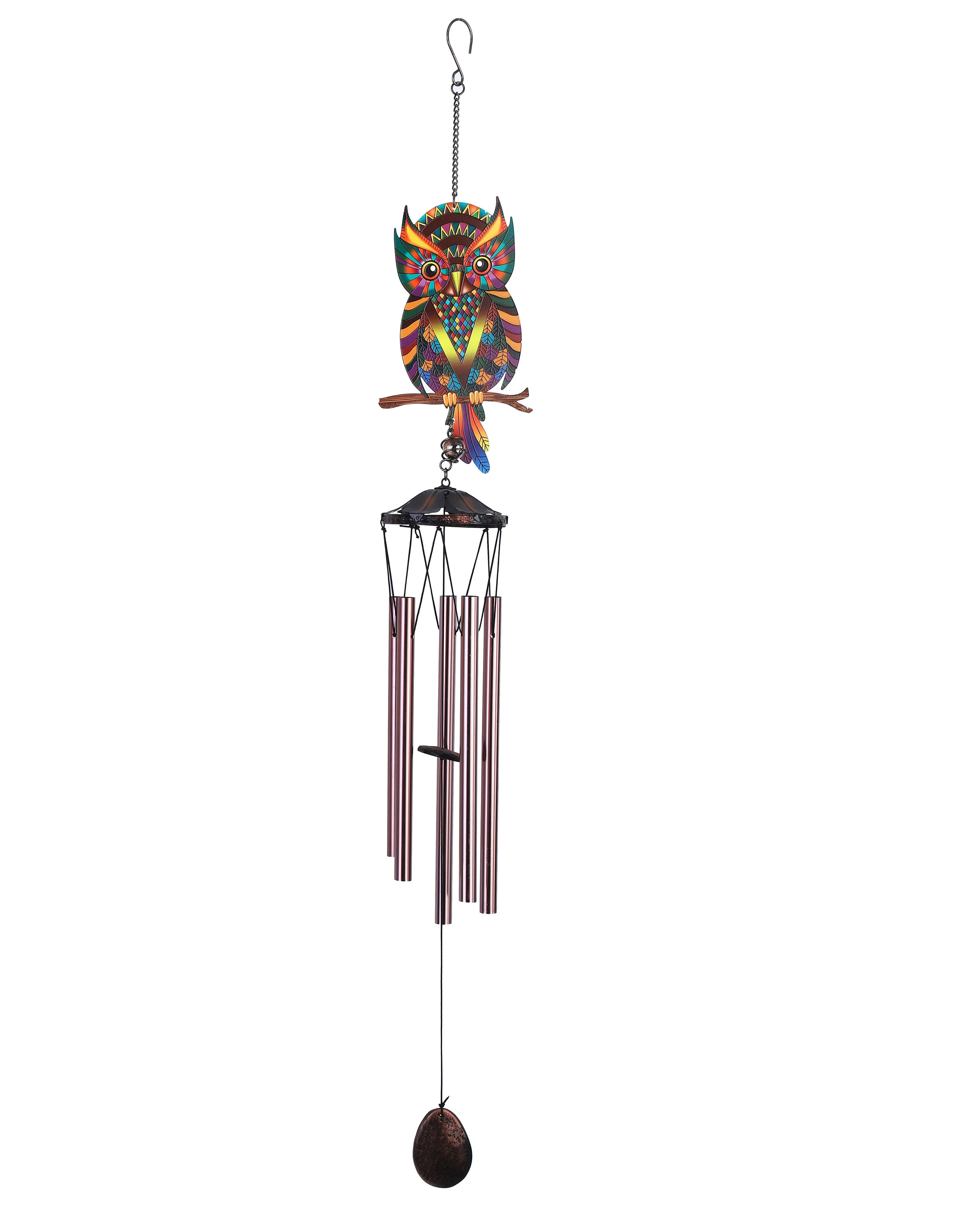 Relaxation and relaxation of aluminum alloy 5 tube indoor and outdoor home decoration metal wind chimes