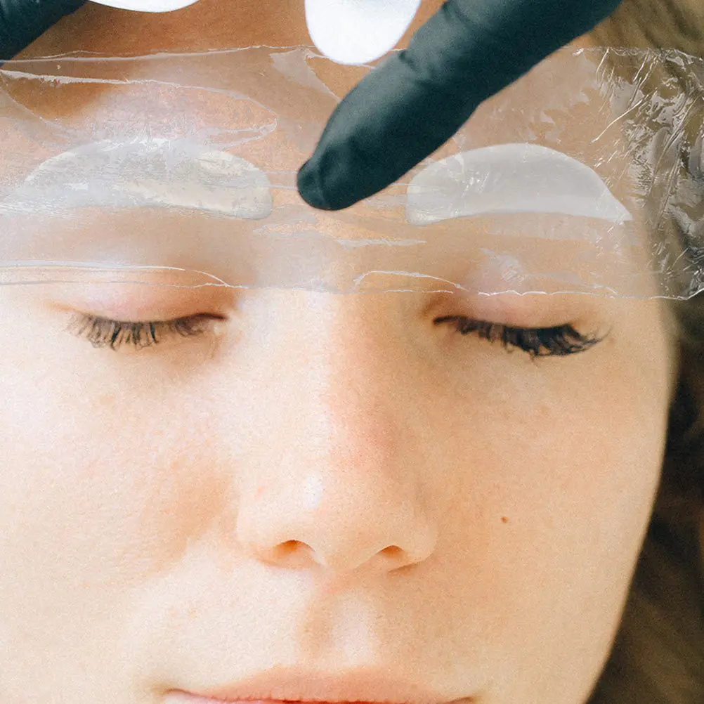 4 pçs profissional portátil filme de tatuagem transparente microblading descartável sobrancelha fornecimento leve filme tatuagem fornecimento