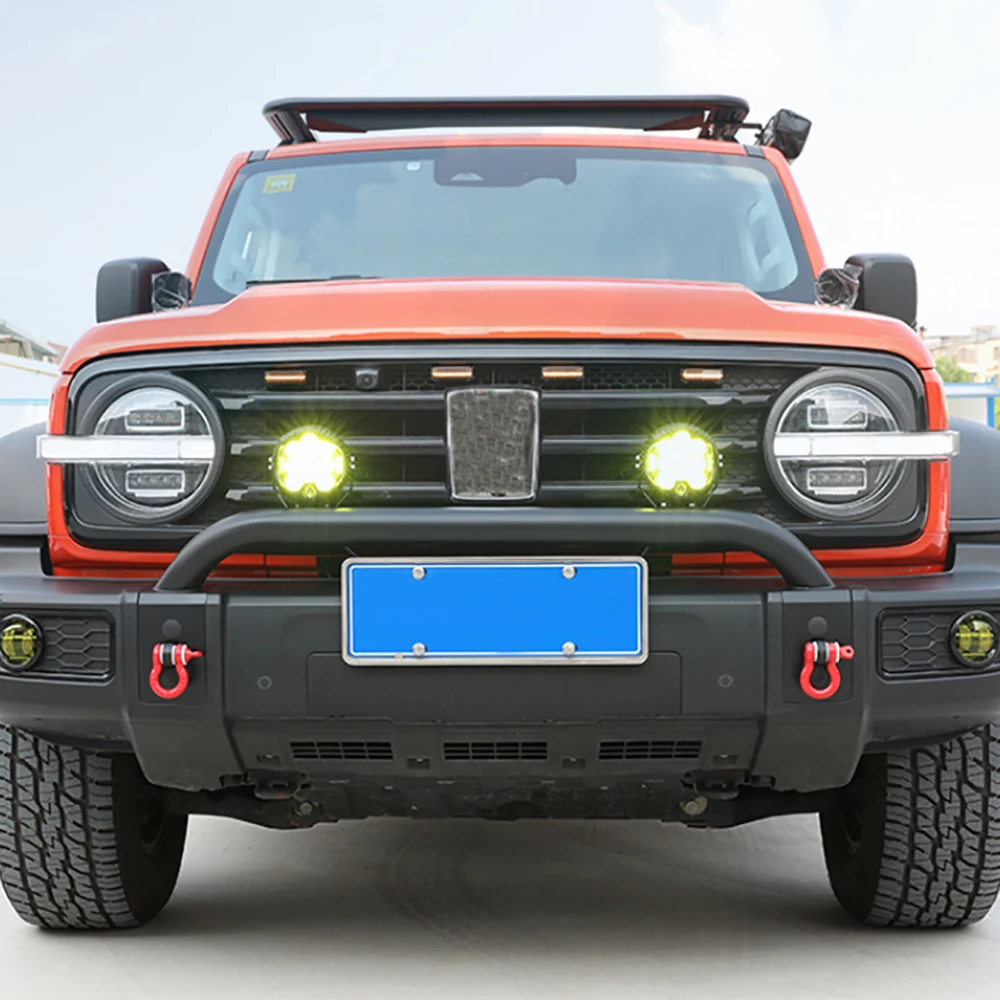 For Great Wall GWM WEY TANK 300 Tank 300 2021-2024 Front Cattle Bar Bumper Appearance Decorative Pieces Upgrade Accessories